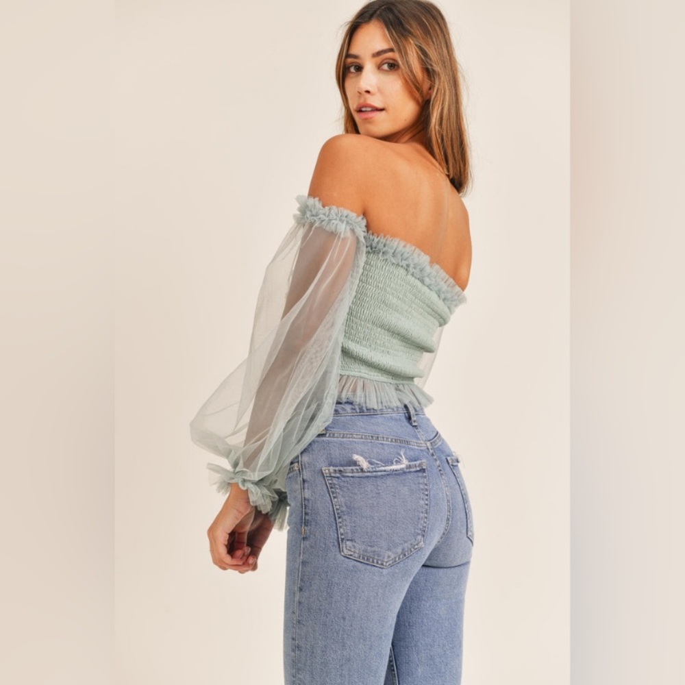 Mable Ruffle Crop Top
